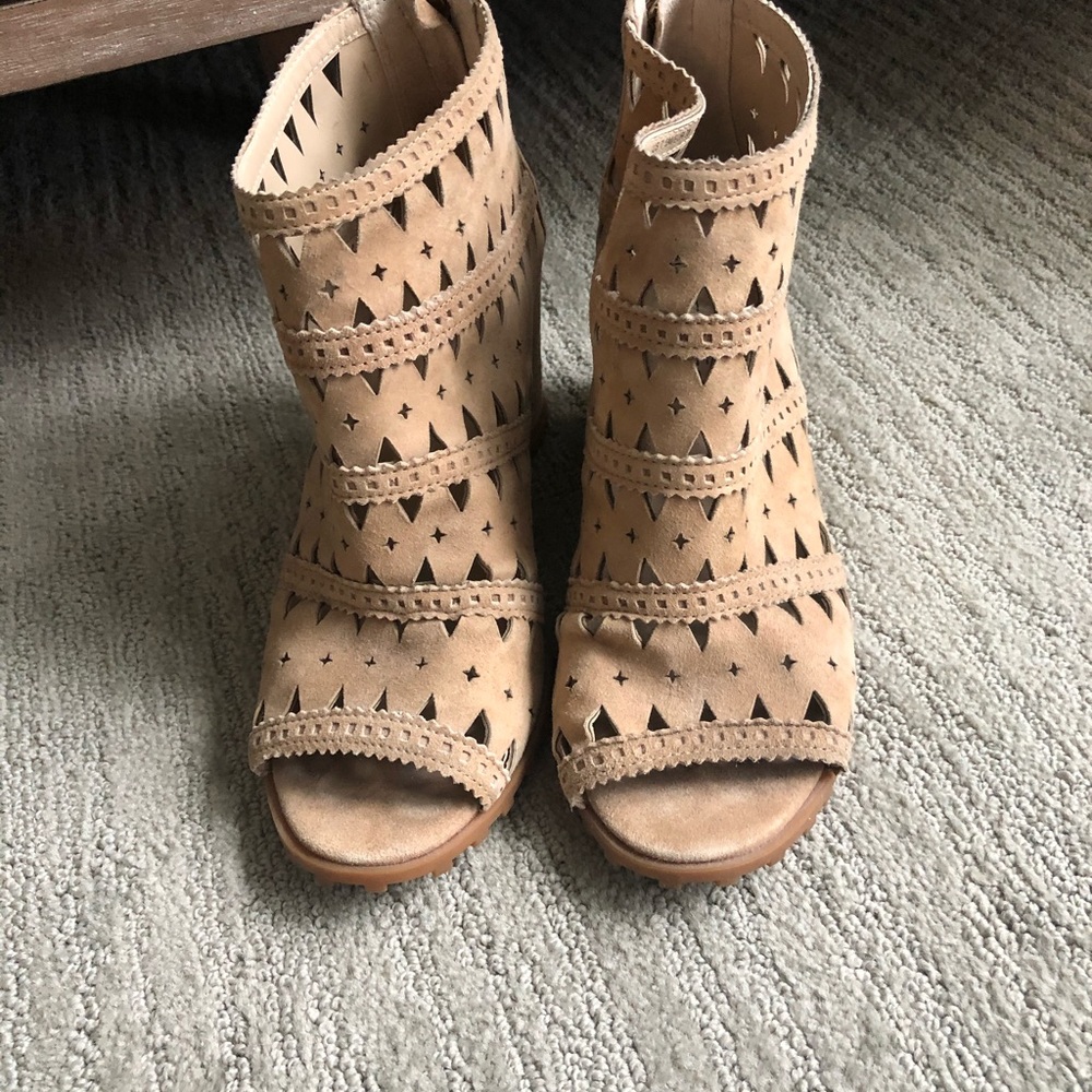 Via Spiga Wedged Booties